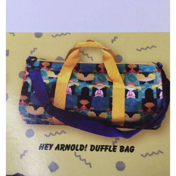 Nickelodeon Hey Arnold Helga Gerald Duffel Bag The Nick Box Exclusive Rugrats